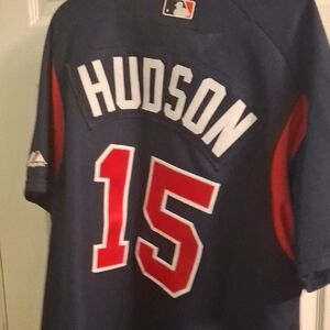 Majestic Tim Hudson Braves Baseball Jersey